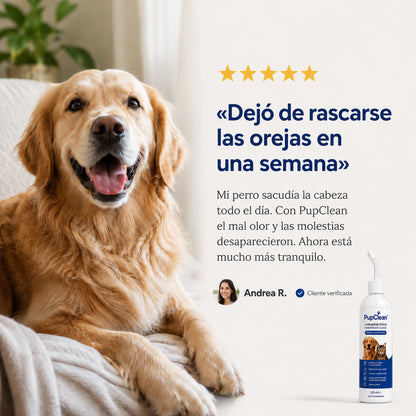 PupClean™ Orejas Limpias y Saludables