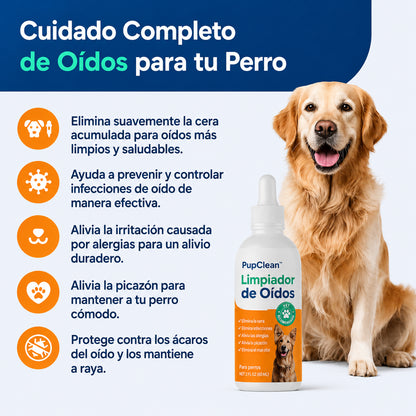 PupClean™ Orejas Limpias y Saludables