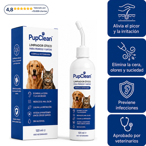 PupClean™ Orejas Limpias y Saludables